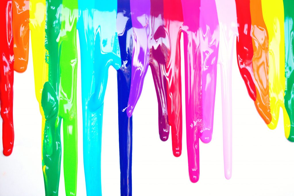 colored paint